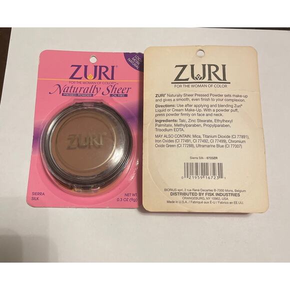 Bundle of ZURI Naturally Sheer Pressed Powder. Sierra Silk
(Beauty) - Picture 2 of 2